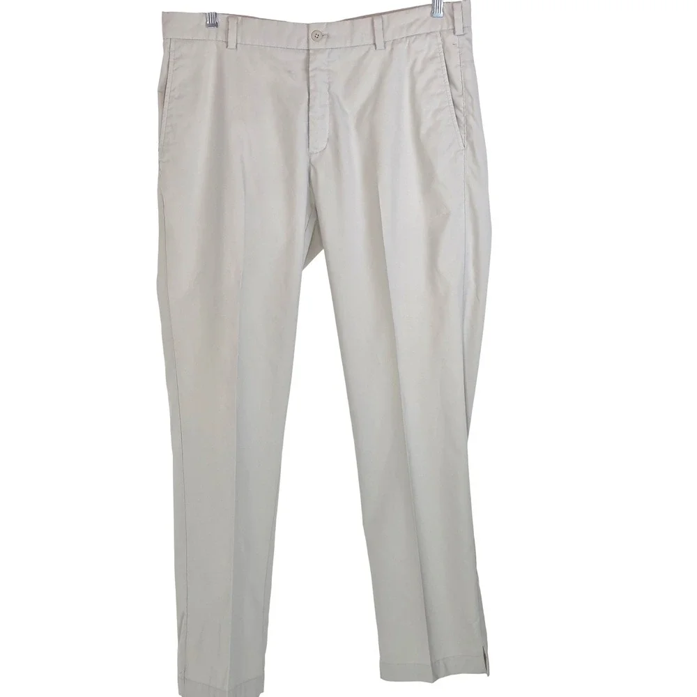 Nike Golf Tour Performance Dri-FIT Pants Mens 36x32 Beige 452702-072